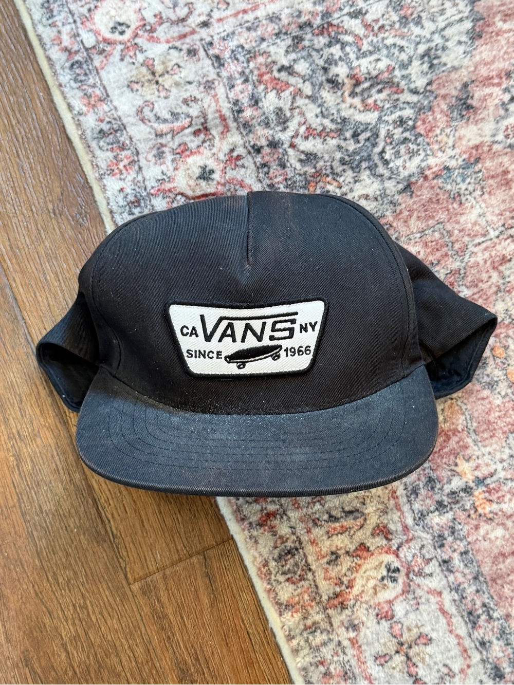 Vans Black Patch Five-Panel Skate Hat
